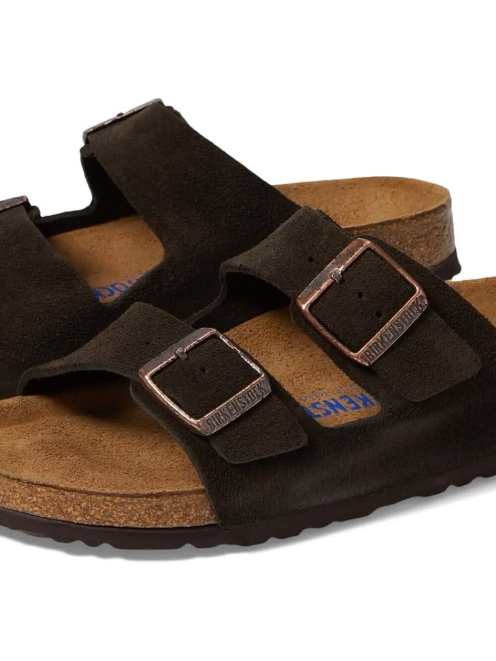 Brown Birkenstock Arizona Soft Footbed Sandals Size 41 Suede (Unisex) Mocha
